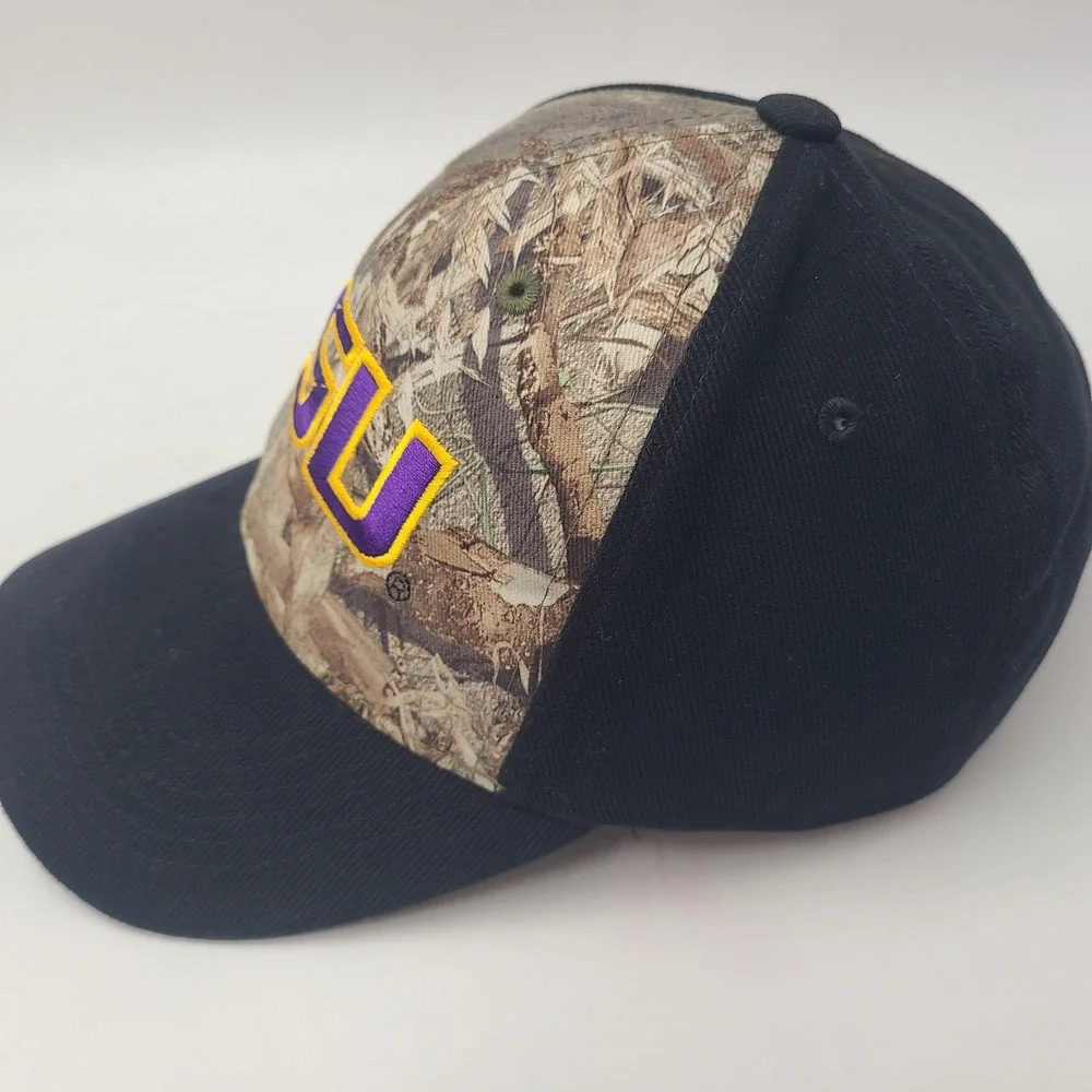 LSU Tigers‎ Hat Adjustable Captivating Headgear Black Camo NCAA University Men